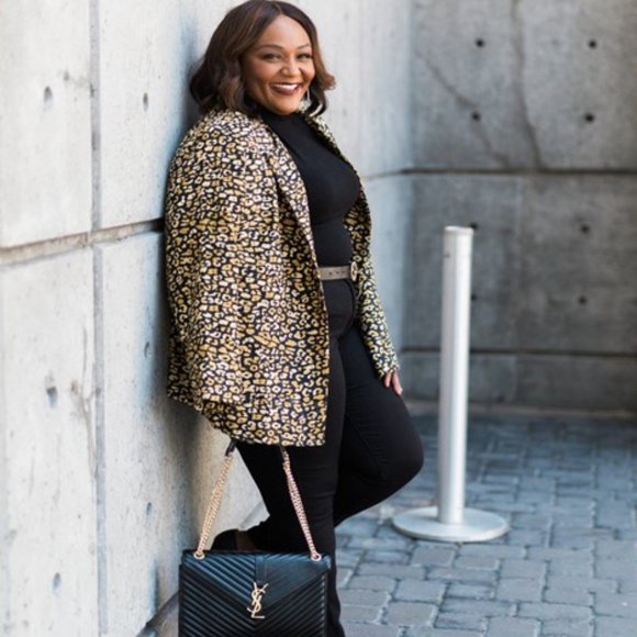 Who What Wear Animal Print Jacket - 1X - Picture 2 of 11